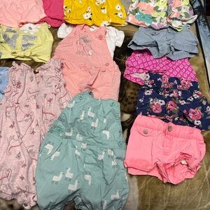 3-6 month summer girls lot